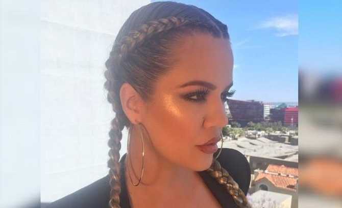 Khloe Kardashian-boxeador-Trenzas-trenzado-Peinado-Trend