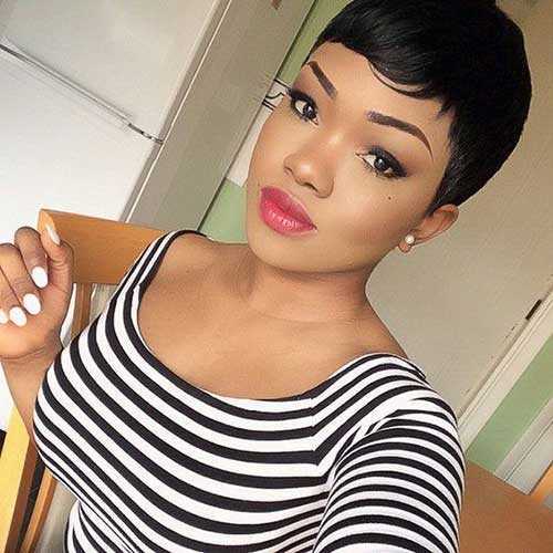  Pixie Cut mujeres negras 