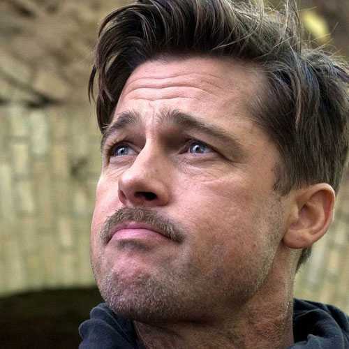 Brad Pitt Furia corte de pelo - Tallado libre