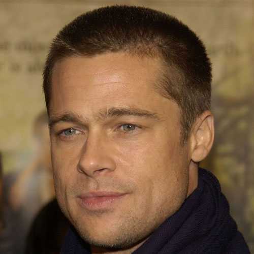 Brad Pitt peinados - Cabello corto