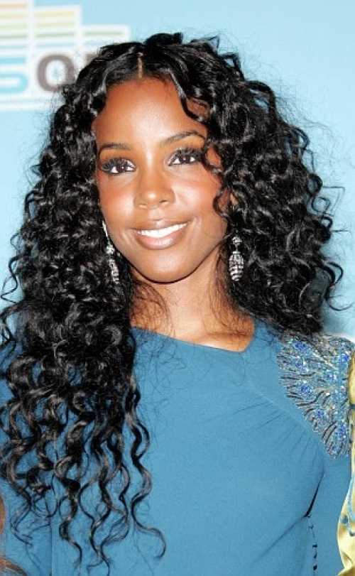  Curly Weave Peinados de las mujeres negras 