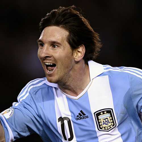 Messi Cabello largo - Fútbol Cortes de pelo del jugador