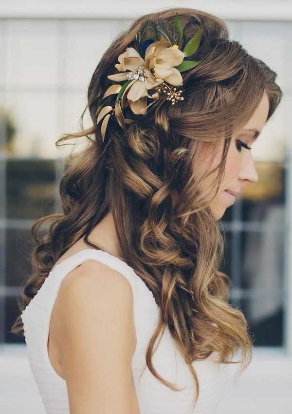 excepcional peinados de novia para el otoño