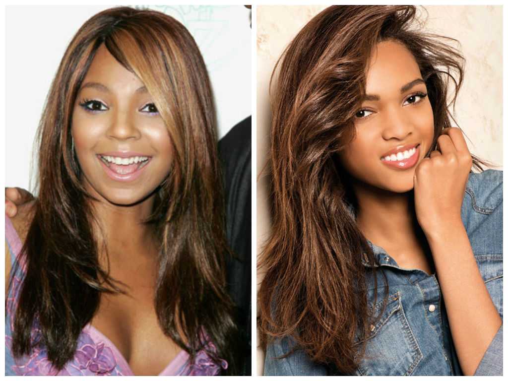 Side-Bangs-Layered-Haircut-for-Black-Women-Round-Face-Shape1