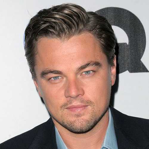 Leonardo DiCaprio corte de pelo - Side Parted pelo
