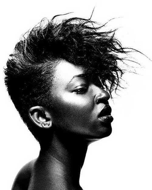 cortes de pelo corto para las mujeres Negro 2016-14