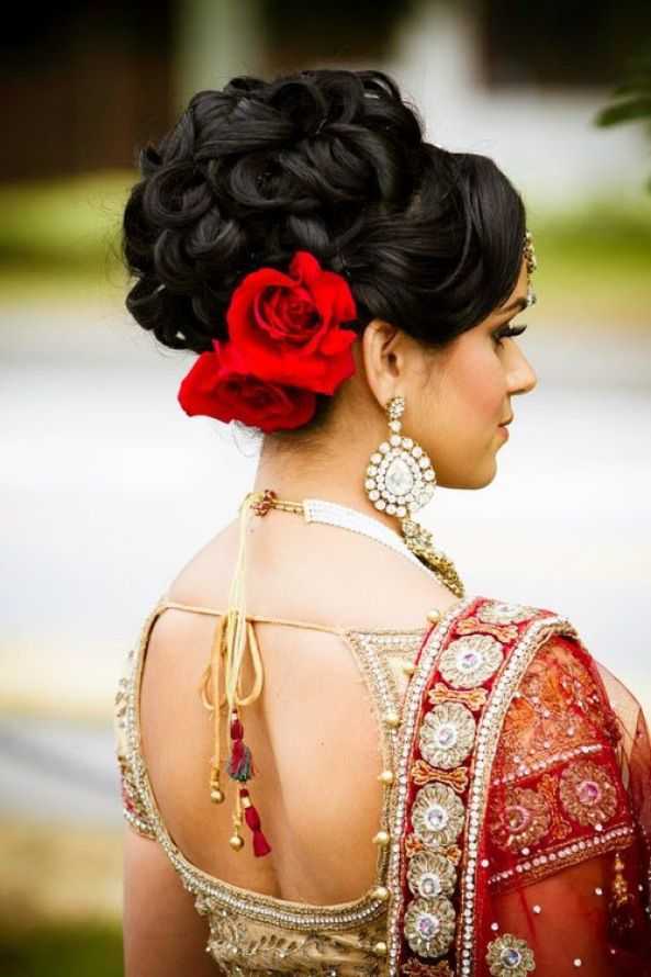  peinados de boda indio 