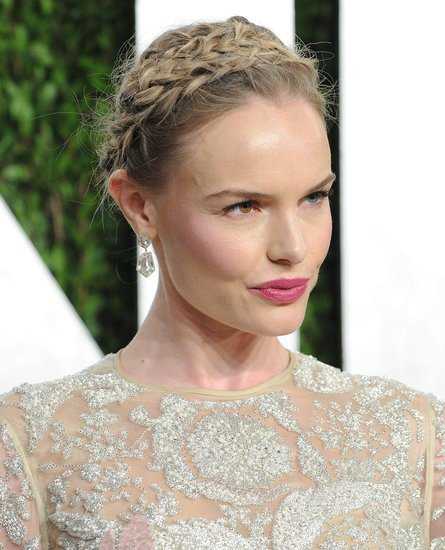 Kate Bosworth Corona trenza a través de